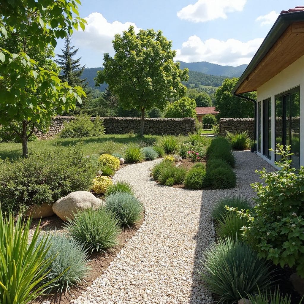 Grădină cu consum redus de apă